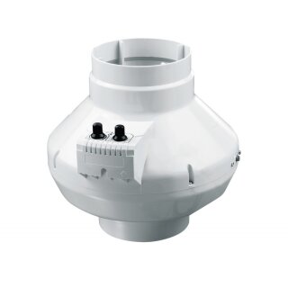 Vents Rohrventilator 100mm / 250cbm mit Thermostat und Drehzahlsteuerung (VK 100 U)