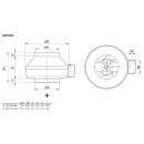 Systemair Rohrventilator K 150XL Sileo (724cbm / 150mm)