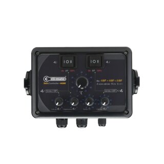 Cli-Mate Twin Controller mit Temp und Luftfeuchtigkeit 4A